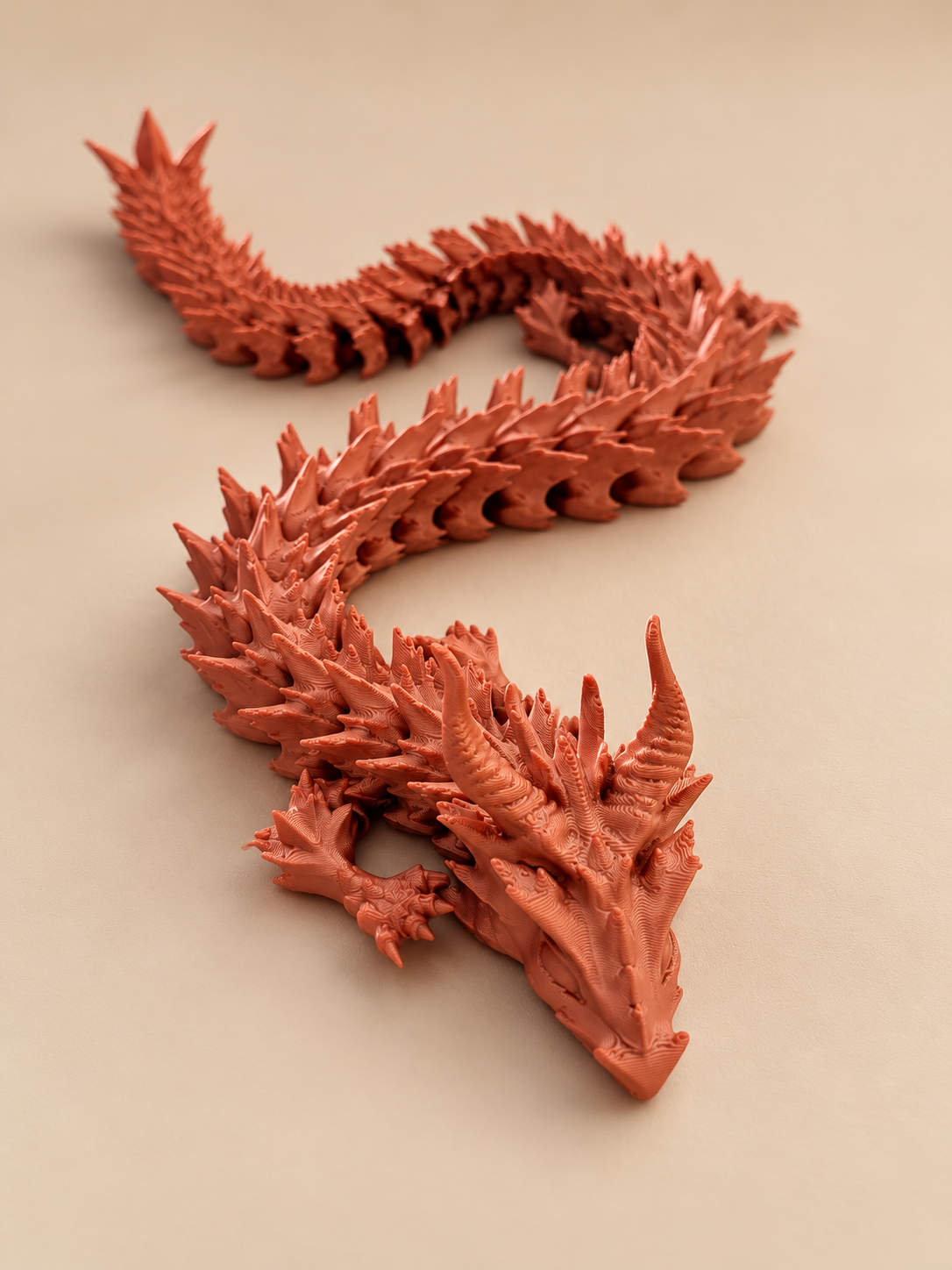 🐉 Hareketli 3D Ejderha Figürü